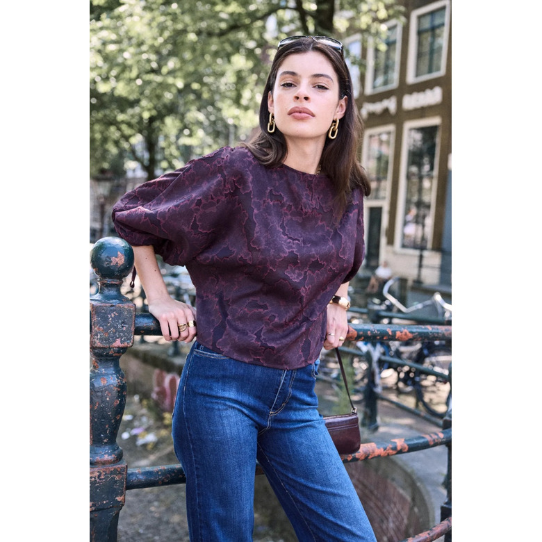Love At Me blouse bordeaux 4