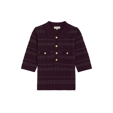Suncoo polo bordeaux