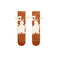 Hurray Stance kousen cognac 2