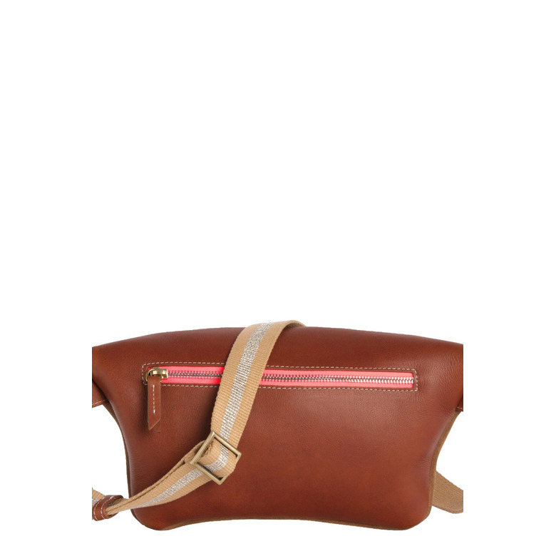 Marie Martens sac bandoulière cognac 2