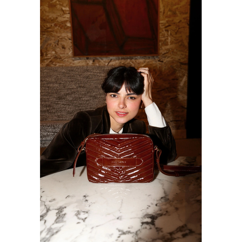 Marie Martens sac bandoulière brun 3