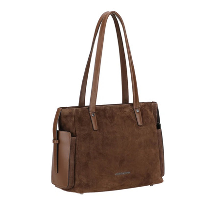 Arthur & Aston shopper brun