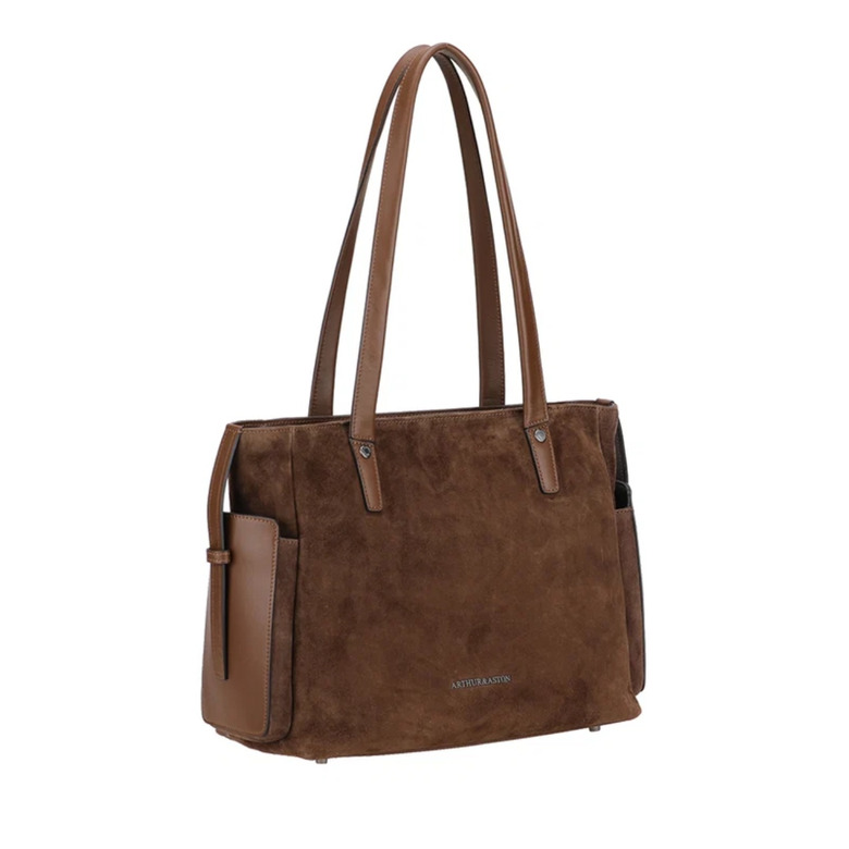 Arthur & Aston shopper brun 2