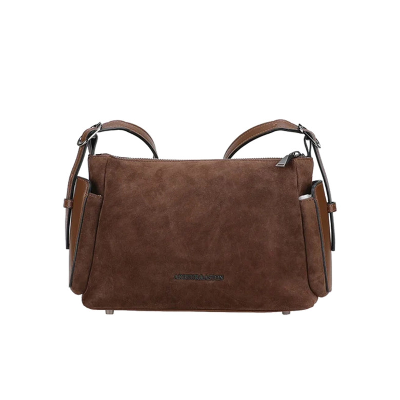 Arthur & Aston sac bandoulière brun 1