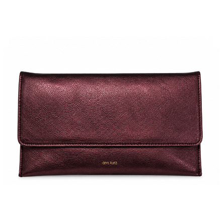 Ann Kurz clutch bordeaux
