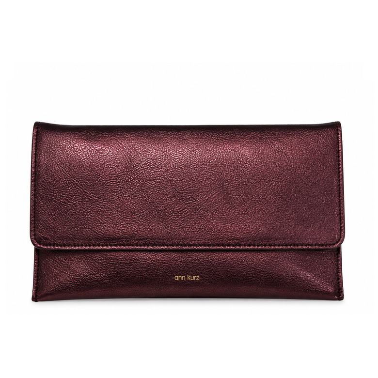 Ann Kurz clutch bordeaux 1