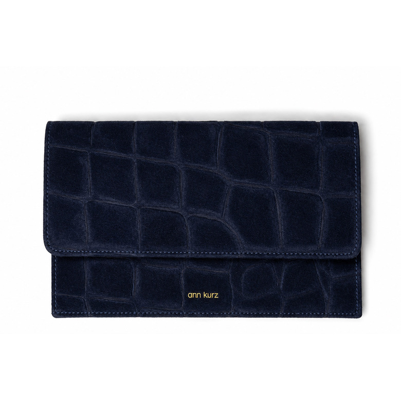 Ann Kurz clutch blauw 1