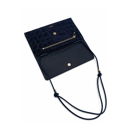 Ann Kurz clutch bleu