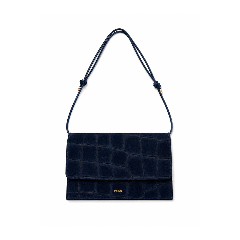Ann Kurz clutch blauw 3