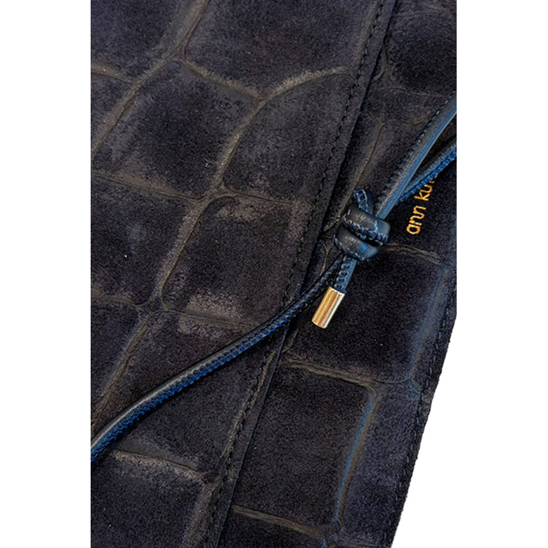 Ann Kurz clutch blauw 4
