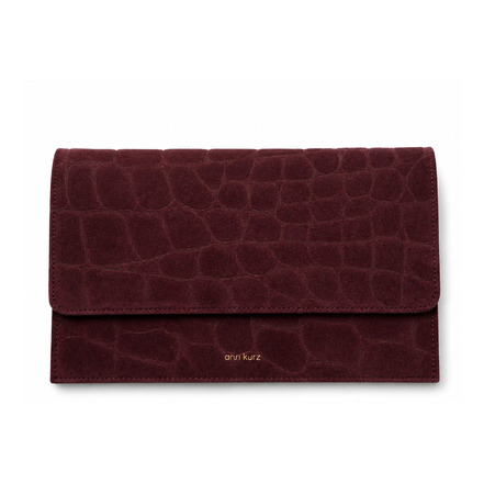 Ann Kurz clutch bordeaux