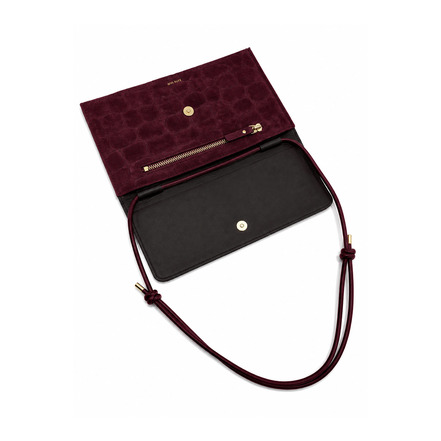 Ann Kurz clutch bordeaux