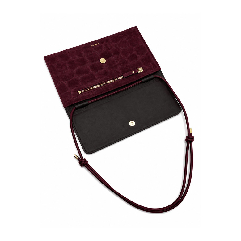 Ann Kurz clutch bordeaux 2