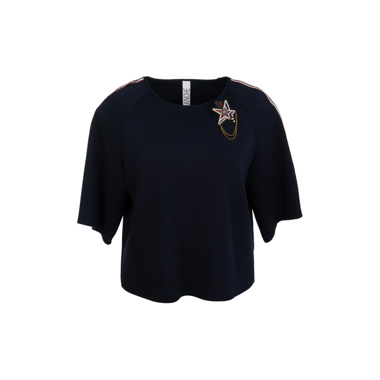 Dame Blanche sweater blau 1