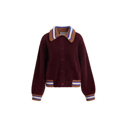 Essentiel strickjacke bordeaux