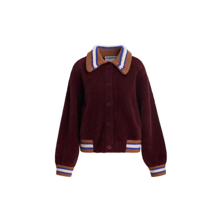 Essentiel cardigan bordeaux 1