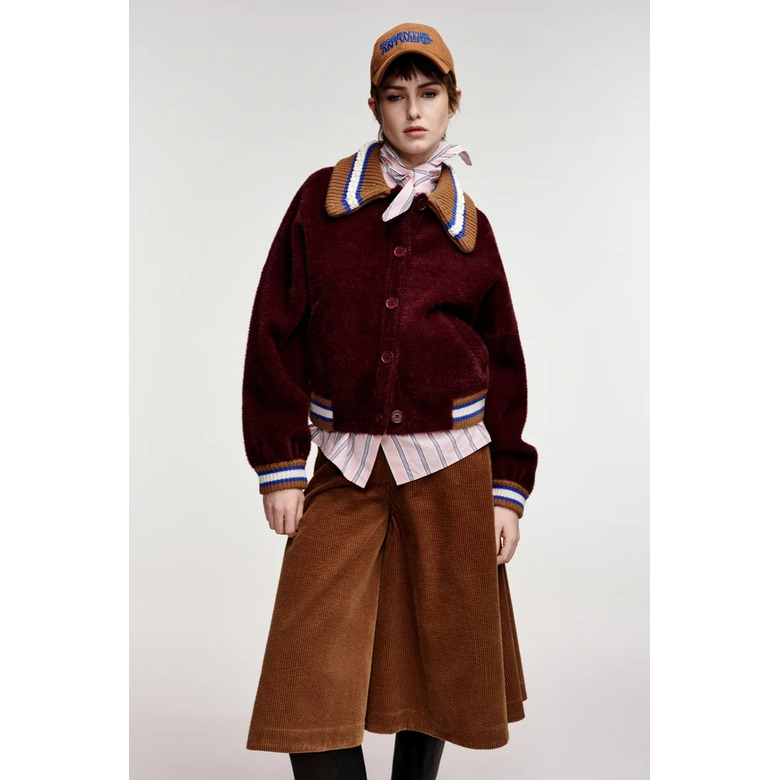 Essentiel cardigan bordeaux 2