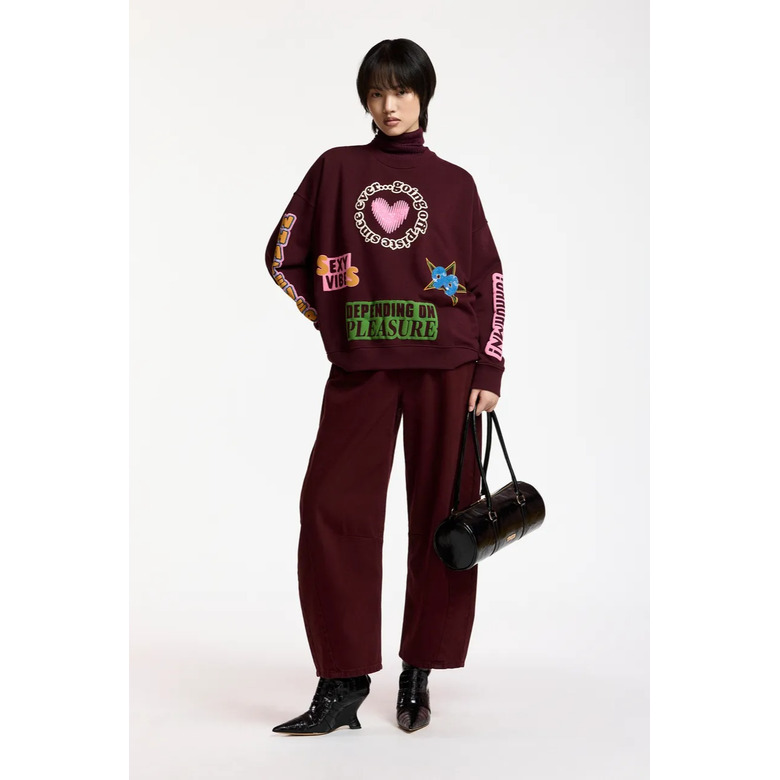 Essentiel sweater bordeaux 2