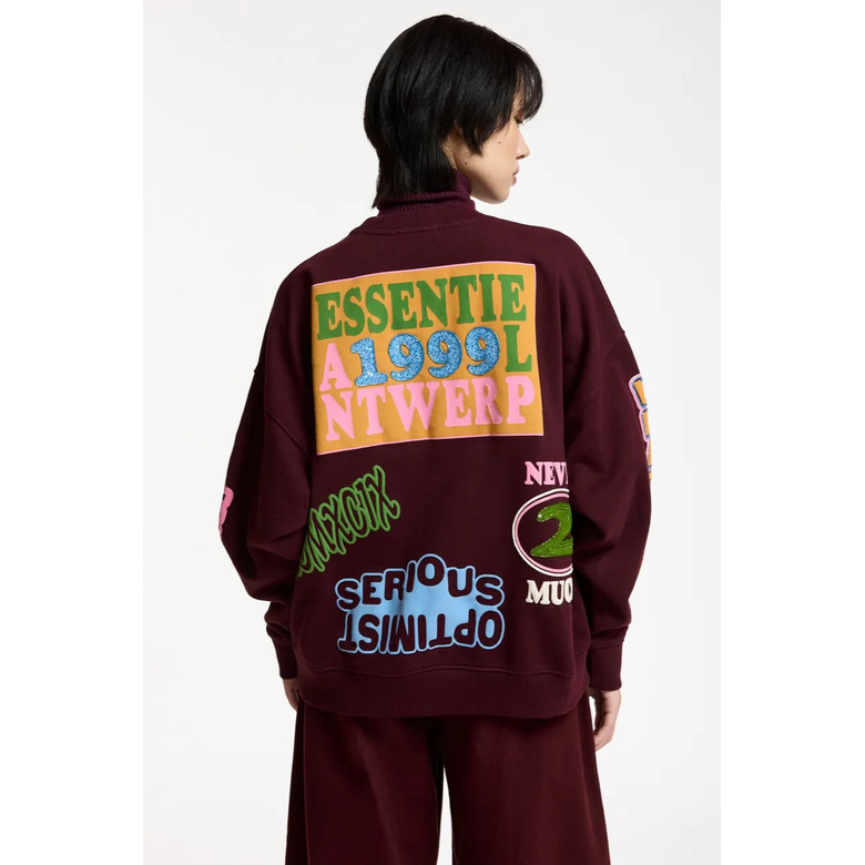 Essentiel sweater bordeaux 3
