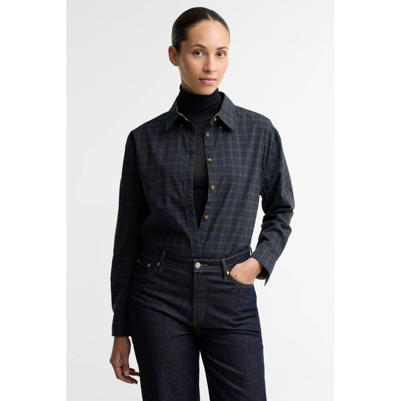 Barbour blouse blue 2