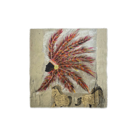 Talking Walls schal beige