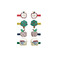Mimi & Lula haaraccessoires multi color 1