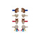 Mimi & Lula haaraccessoires multi color 1
