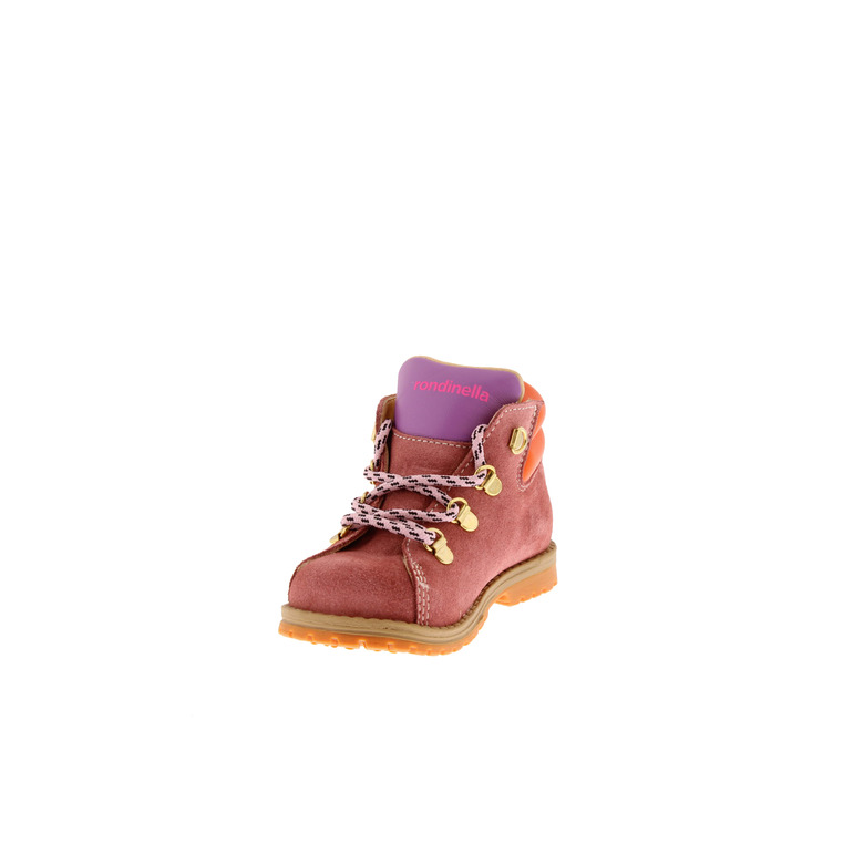 Rondinella veterschoenen roze 3