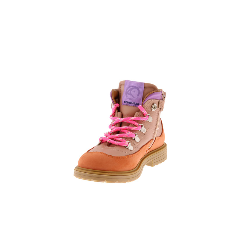 Rondinella veterschoenen roze 3