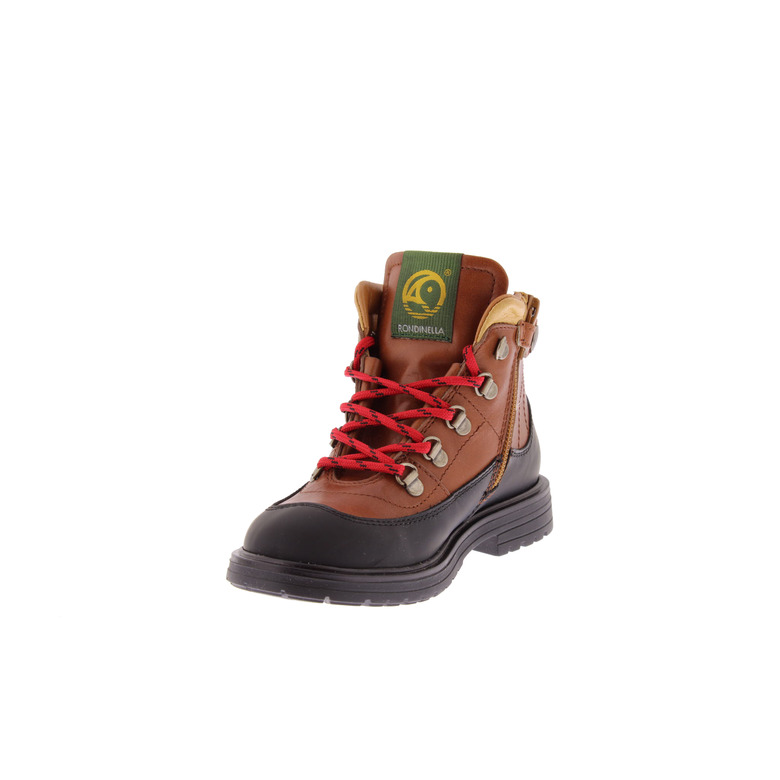 Rondinella high shoes cognac 3