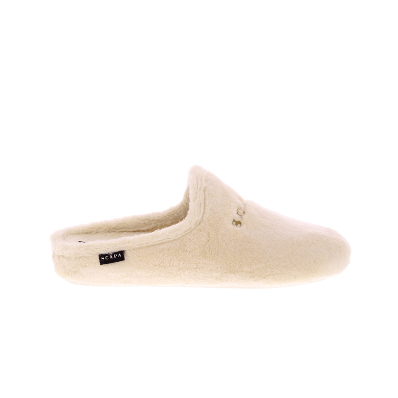 Scapa pantoffels ecru 1