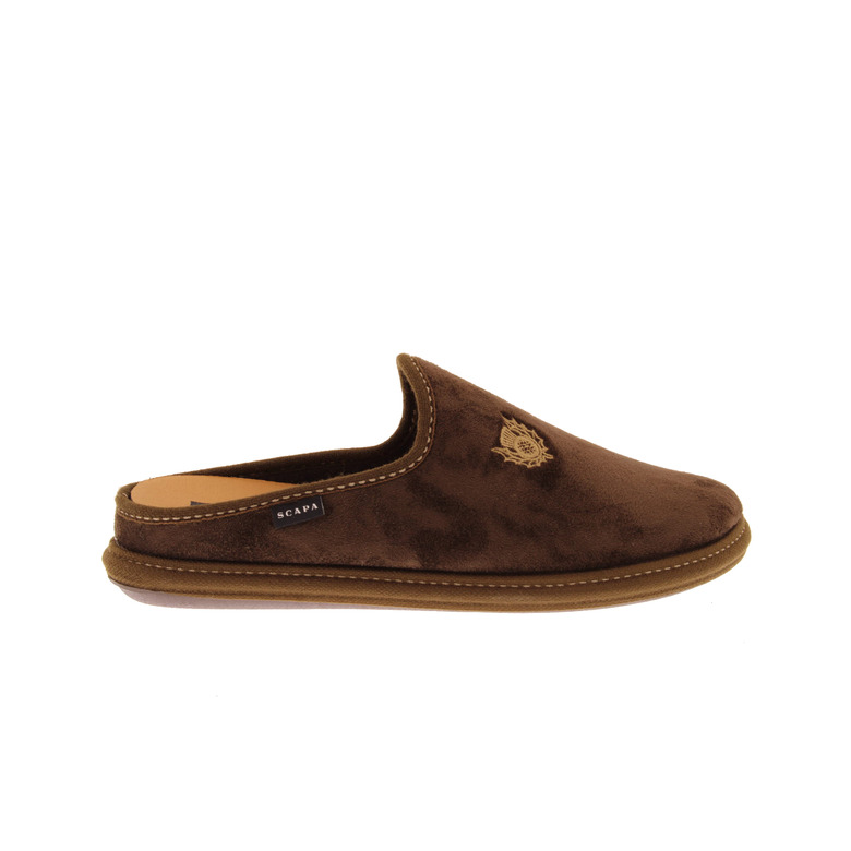 Scapa pantoffels bruin 1