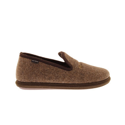 Scapa pantoffels bruin