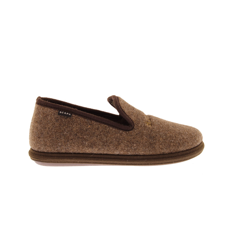 Scapa pantoffels bruin 1