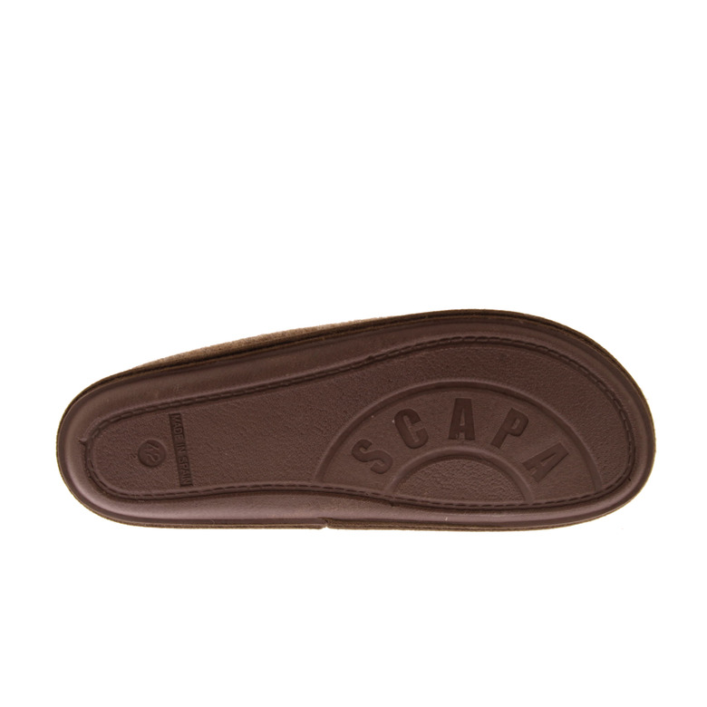 Scapa pantoffels bruin 5