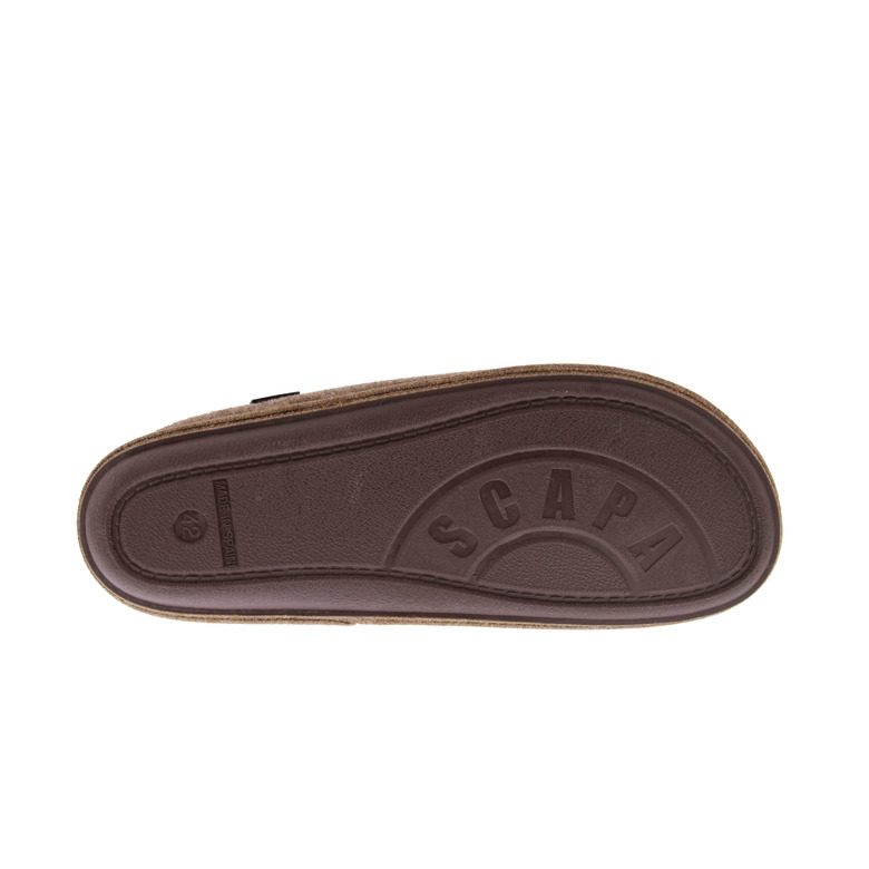 Scapa pantoffels bruin 5