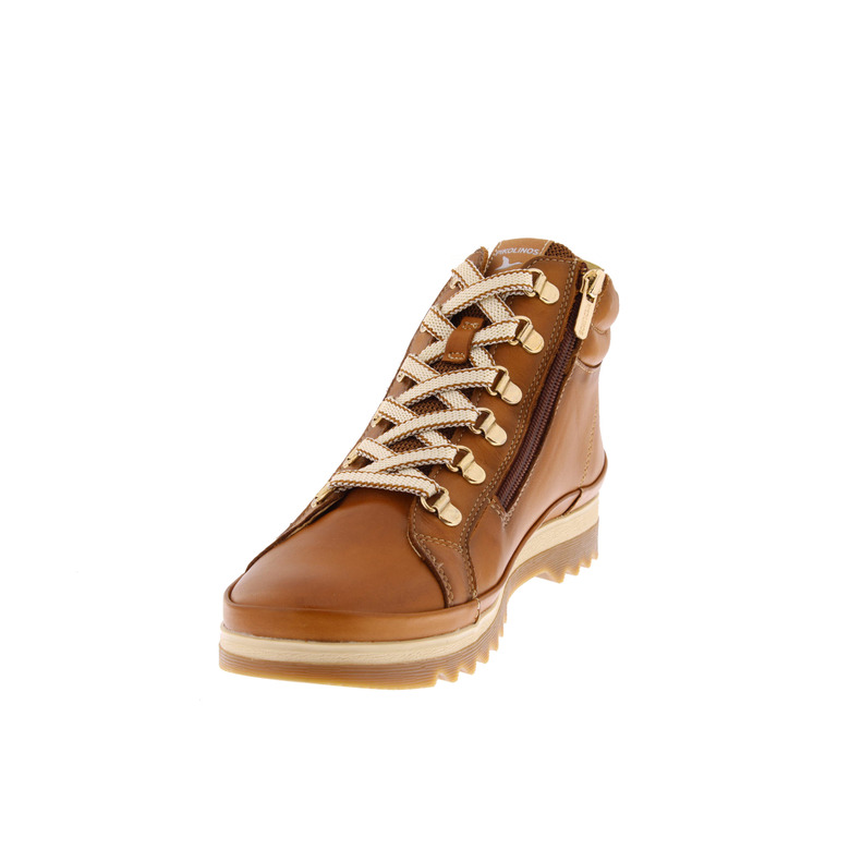 Pikolinos veterschoenen cognac 3