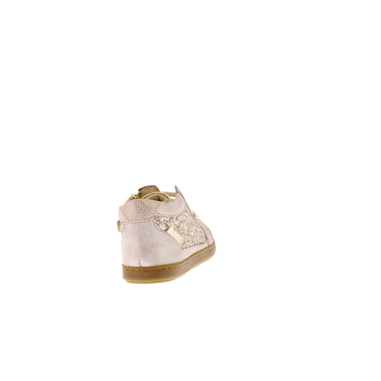 Shoopom veterschoenen goud 4