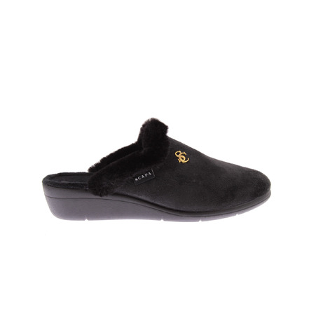 Scapa pantoffels zwart