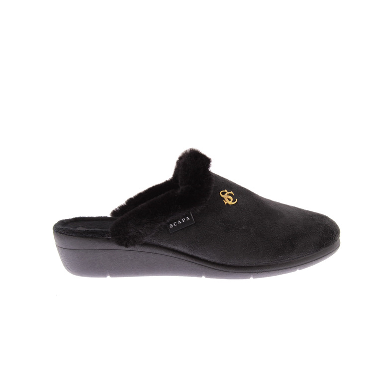Scapa pantoufles noir 1