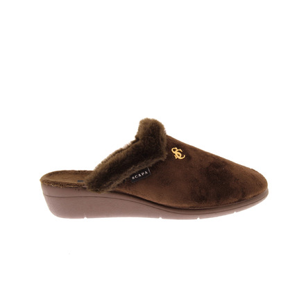 Scapa pantoffels bruin