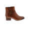 Tamaris Comfort enkellaarsjes cognac 1