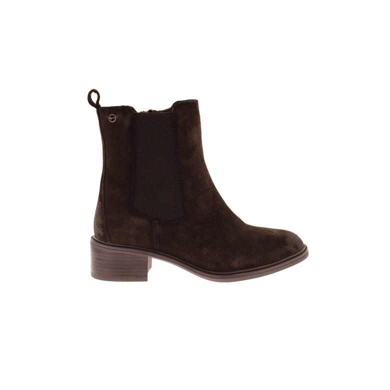 Tamaris Comfort enkellaarsjes bruin 1