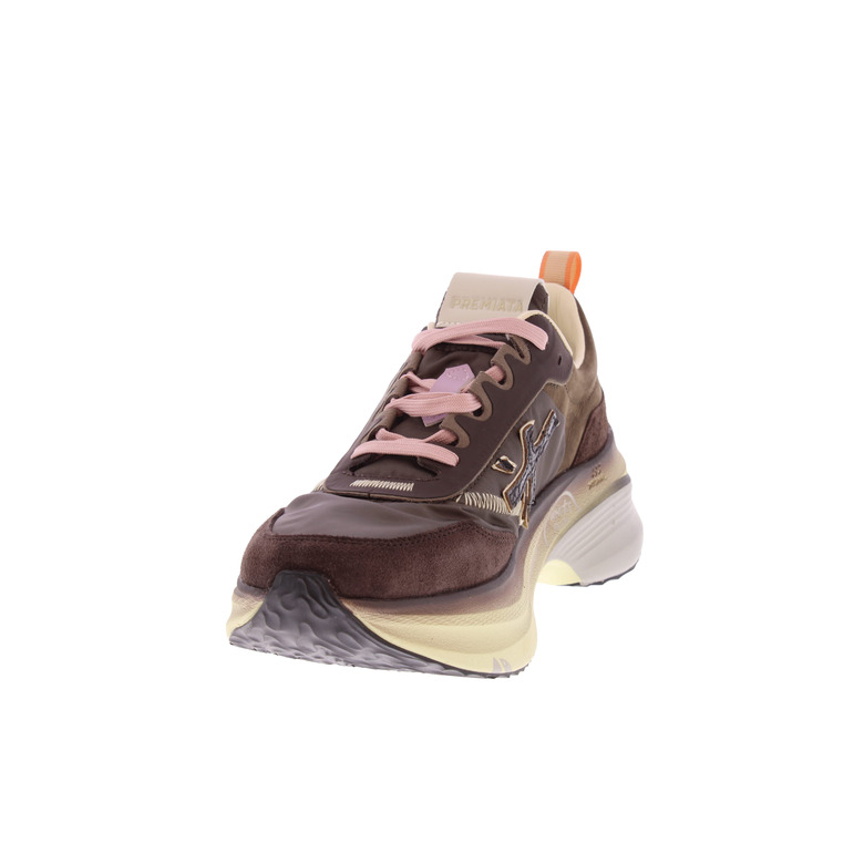 Premiata sneakers bruin 3