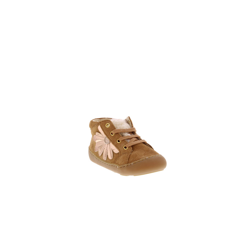 Shoopom chaussures à lacets cognac 2