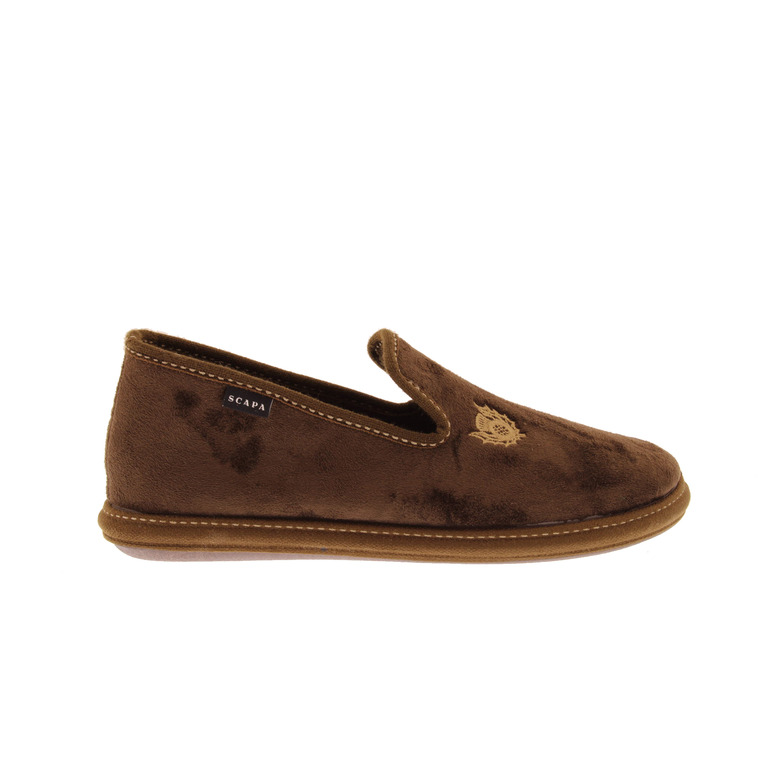 Scapa pantoffels bruin 1