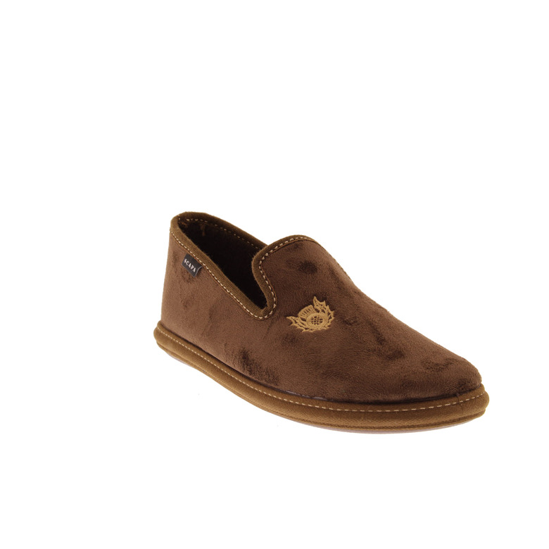 Scapa pantoffels bruin 2