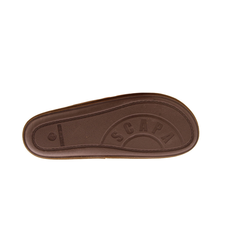 Scapa pantoffels bruin 5