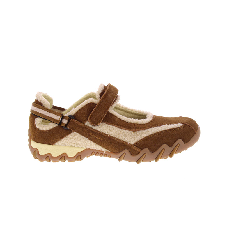 Mephisto Allrounder chaussures à velcro cognac 1