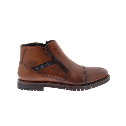 Bugattishoes hoge schoenen cognac